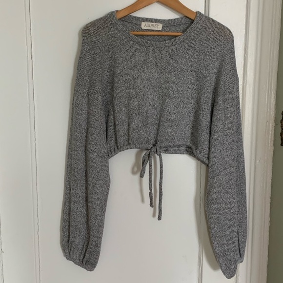 Audrey 3+1 Tops - Audrey 3+1 Long Sleeve Crop Top